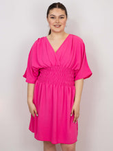 Kjole med smock talje - Brystmål 130cm